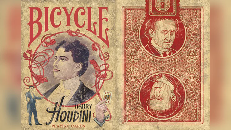 Bicycle Harry Houdini Playing Cards with 6 Gaff Cards and 2 Reveals