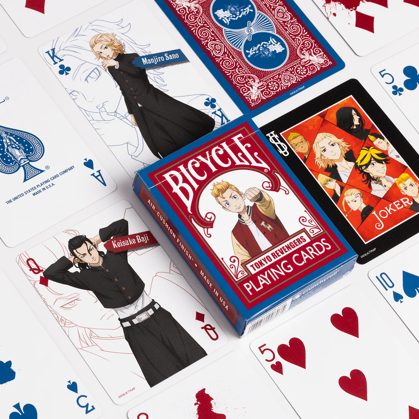 Bicycle Tokyo Revengers Playing Cards â Rewrite Fate, One Hand at a Time