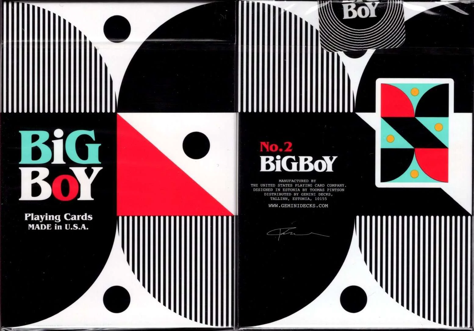 Big Boy No.2 Playing Cards USPCC