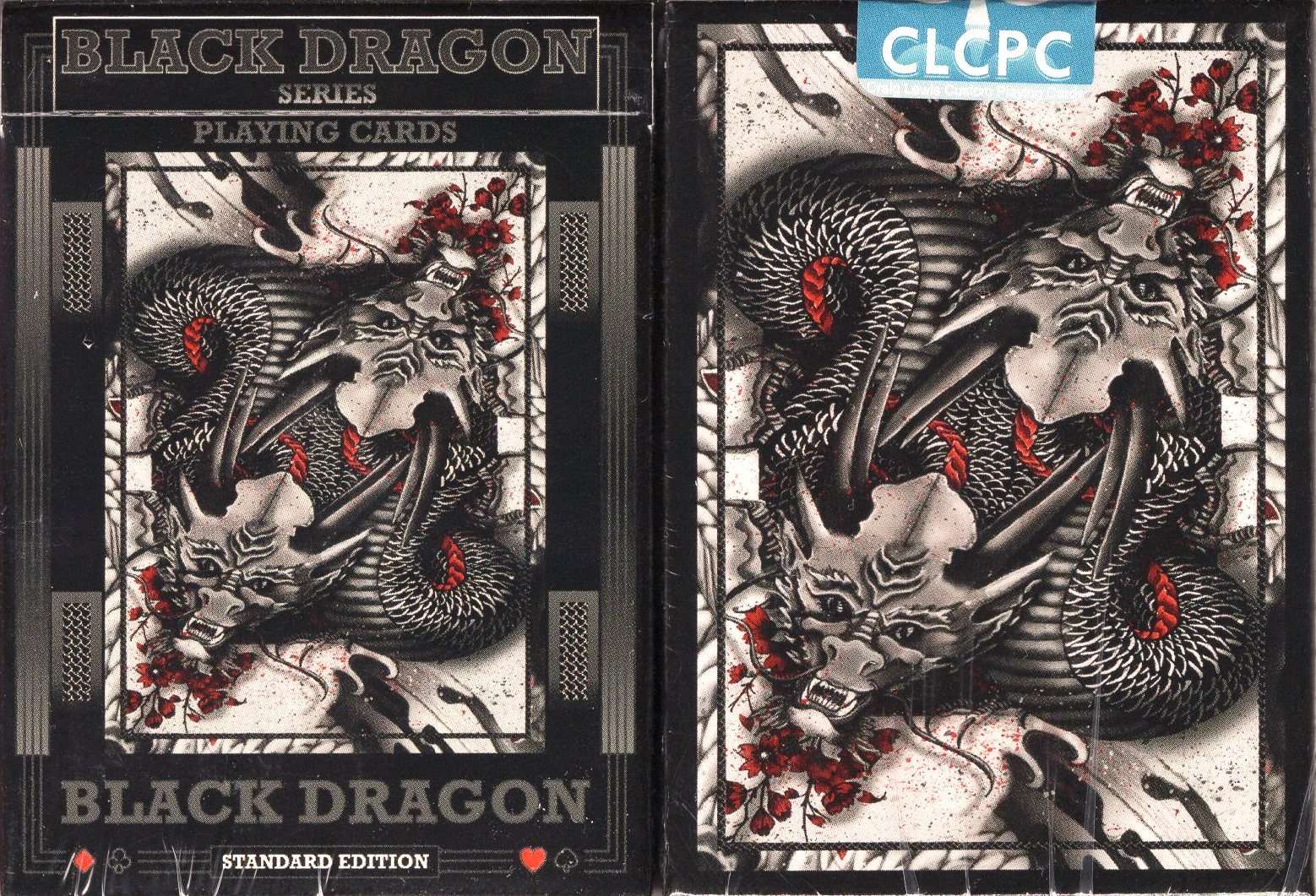 Black Dragon Series Standard Playing Cards MPC