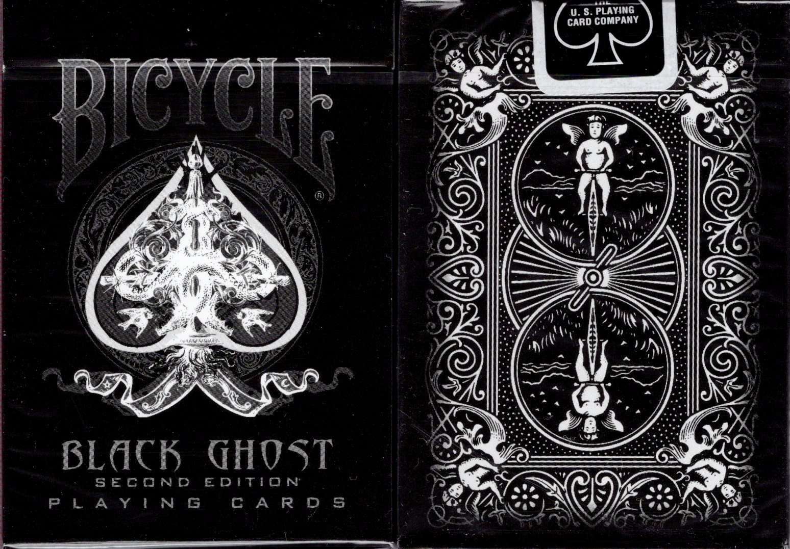 Black Ghost Bicycle Playing Cards