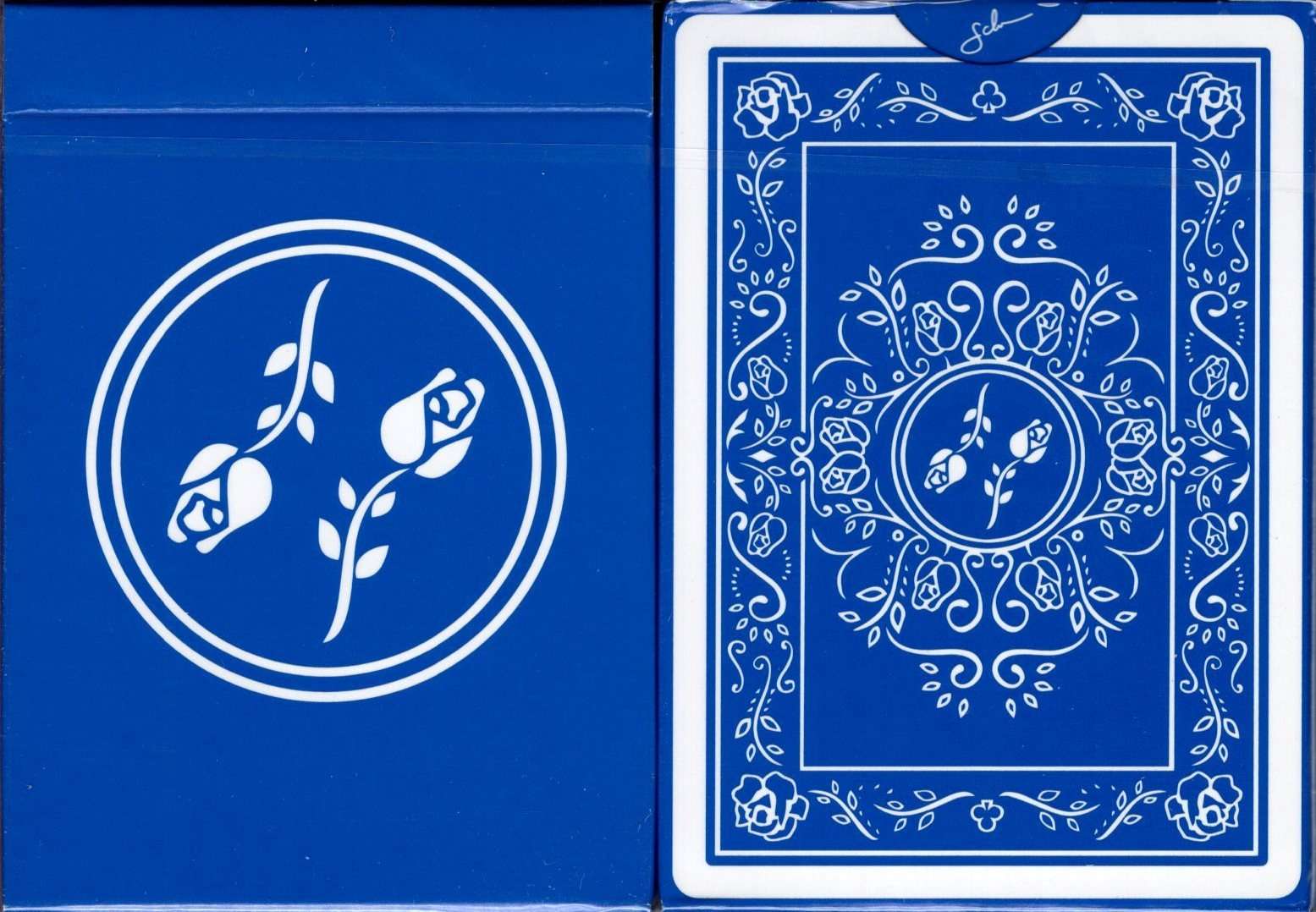 Black Roses Blue Magic Playing Cards USPCC