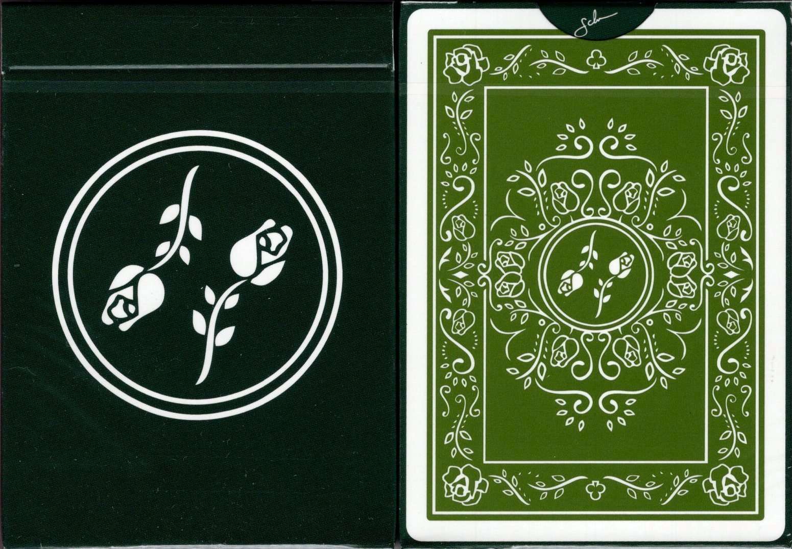Black Roses Immergrun Playing Cards USPCC