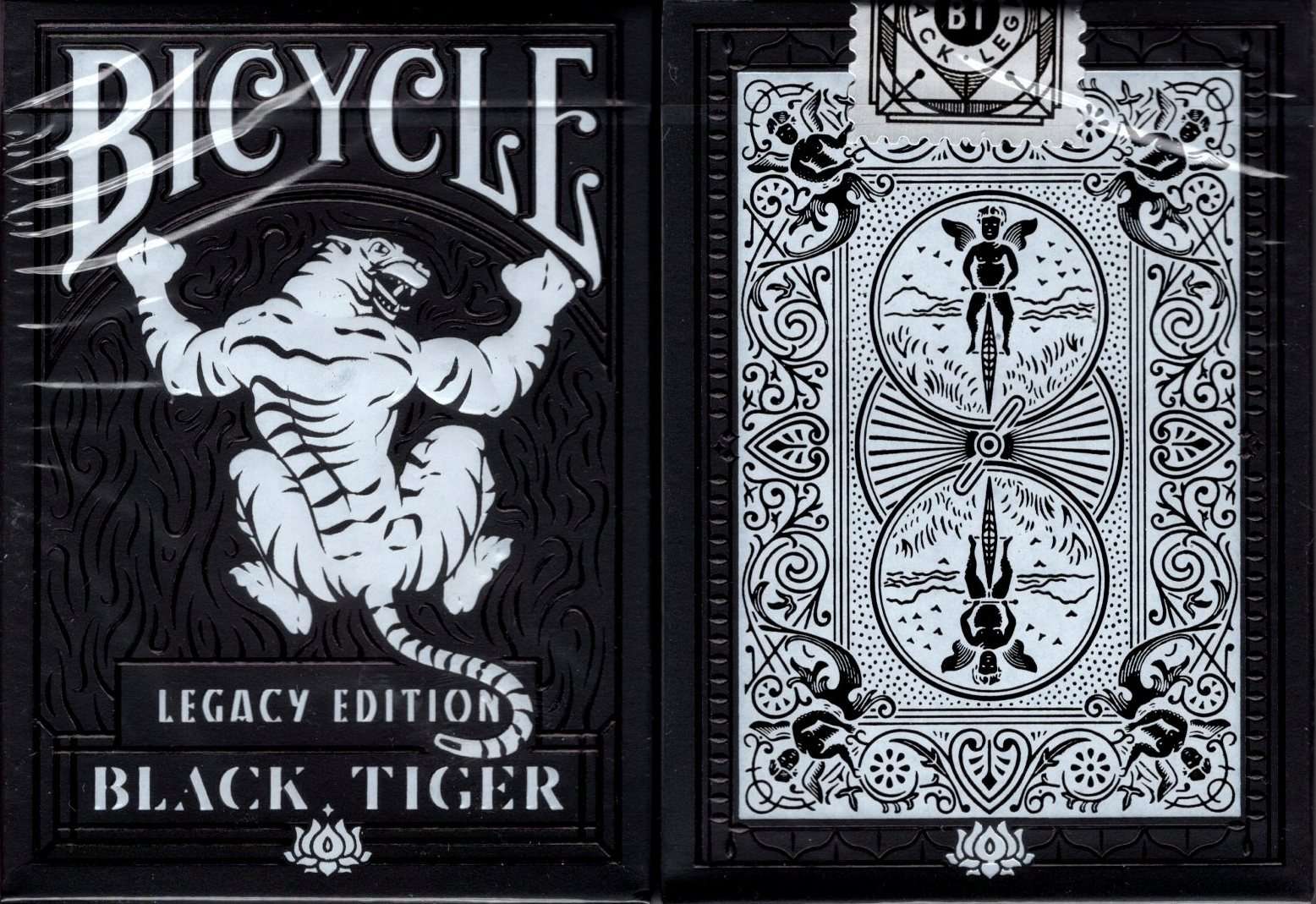 Black Tiger Legacy Playing Cards Poker Size Deck USPCC