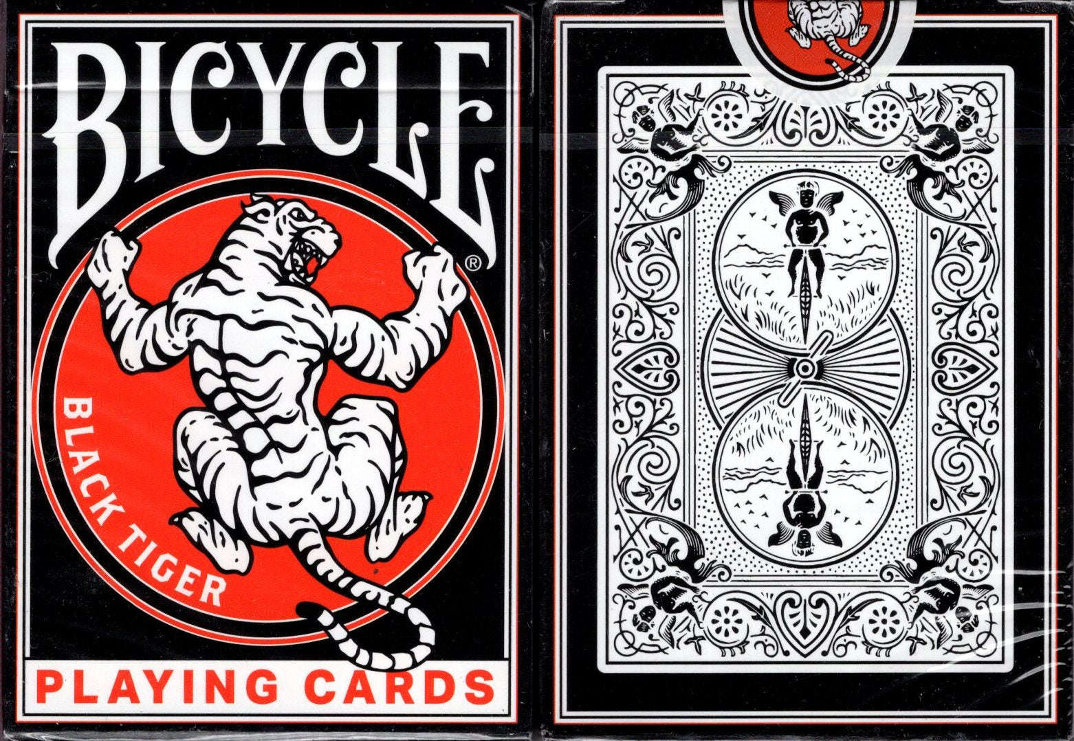 Black Tiger Revival Bicycle Playing Cards
