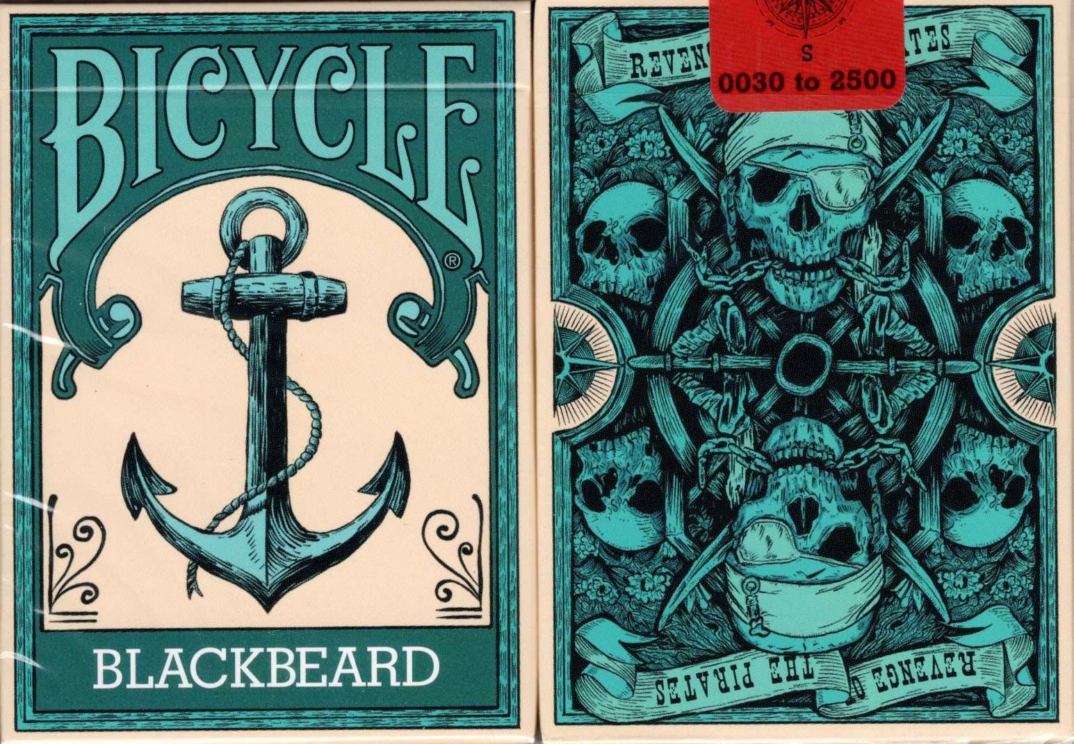 Blackbeard Bicycle Playing Cards