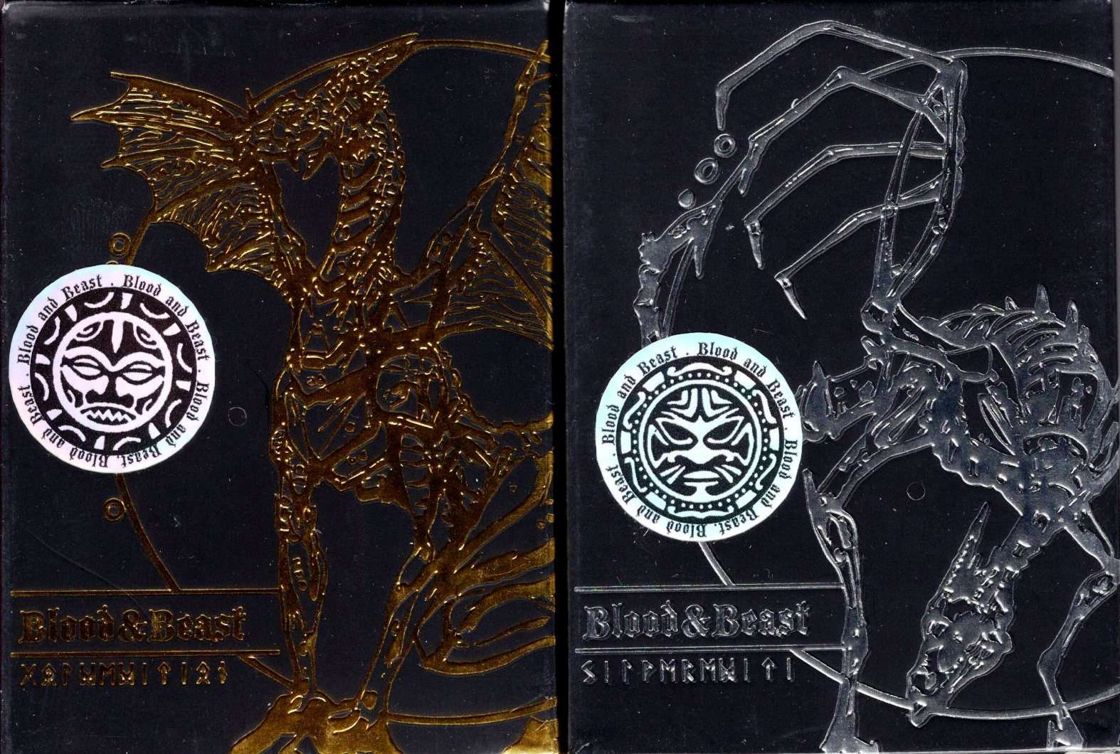 Blood & Beast Gilded Playing Cards