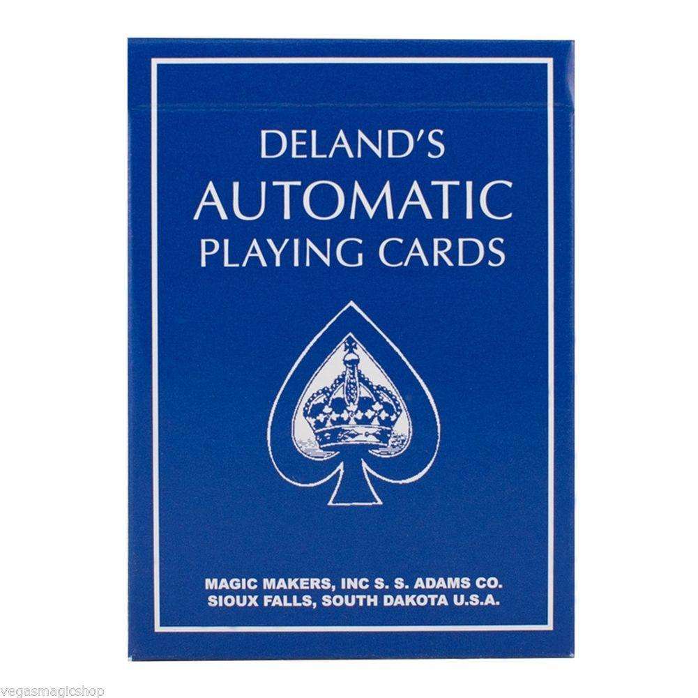 Blue Deland's Automatic Playing Cards Deck