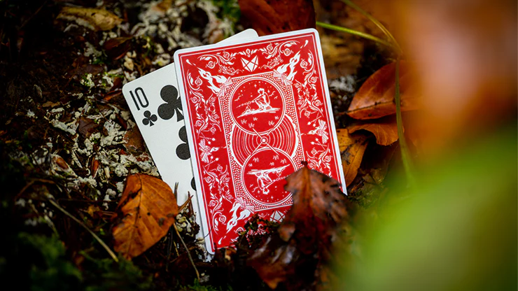 Bonfires Red by Adam Wilber and Vulpine - includes Card Magic Course