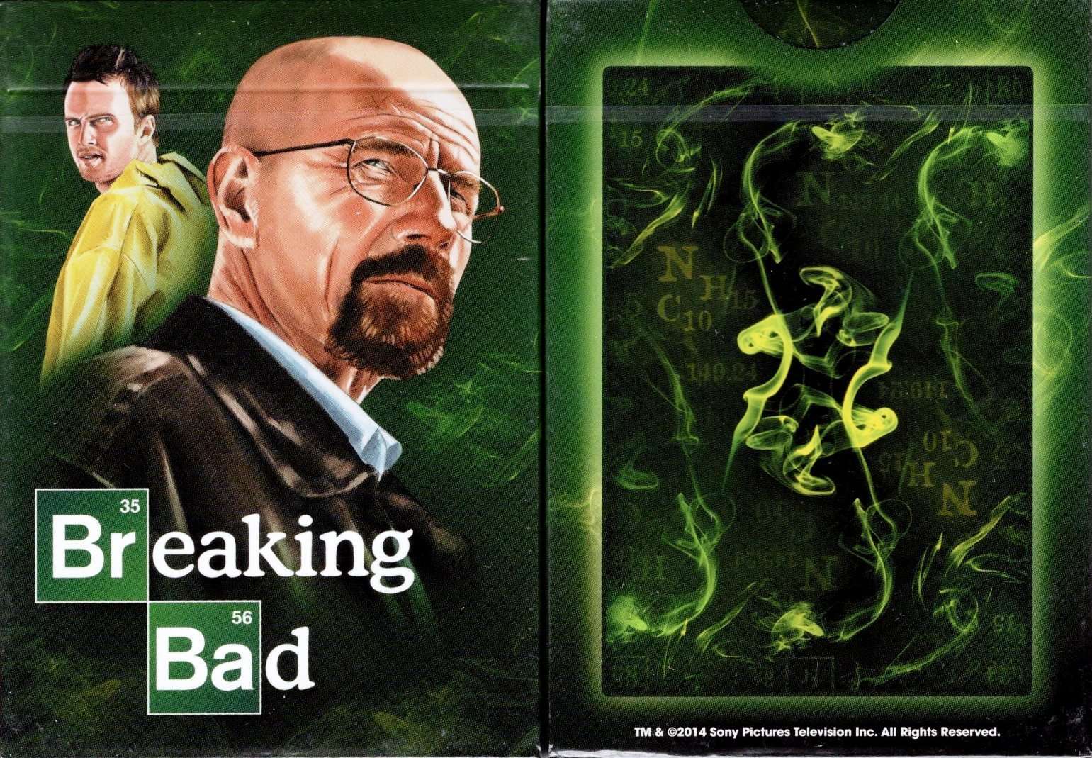 Breaking Bad Green Playing Cards