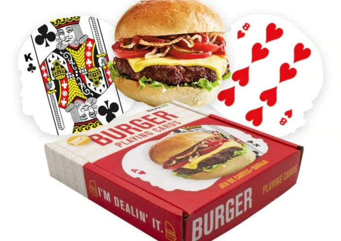 Burger Shaped Playing Cards GAMAGO