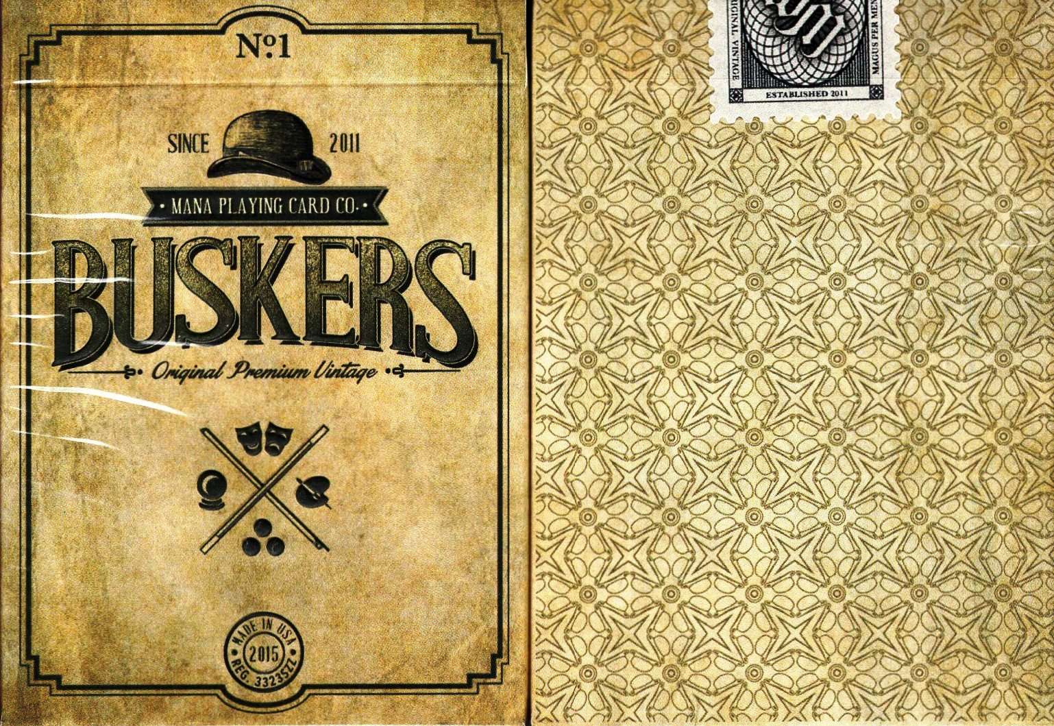 Buskers Playing Cards USPCC