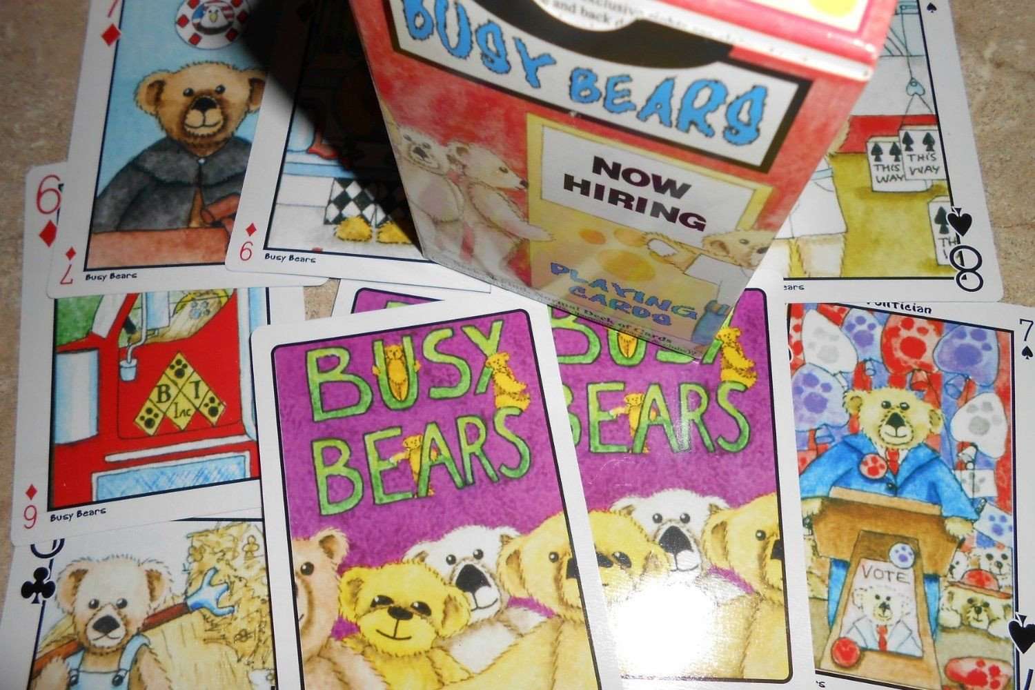 Busy Bears Playing Cards Seek-N-Find Deck