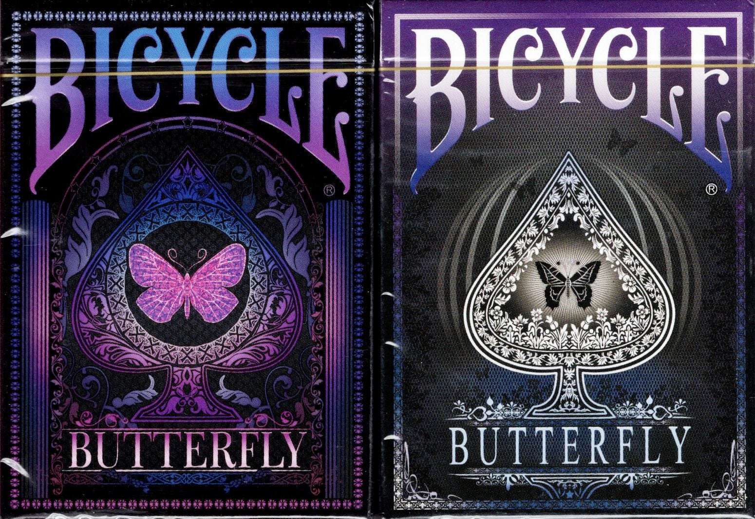 Butterfly Gilded Bicycle Playing Cards