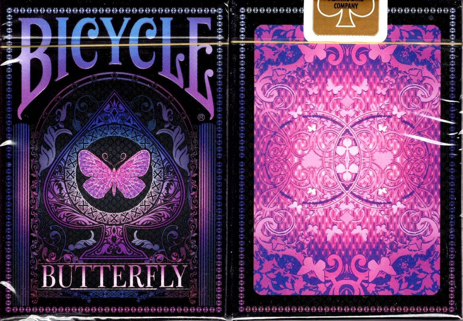 Butterfly Gilded Bicycle Playing Cards