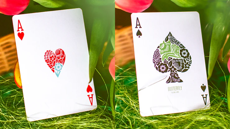 Butterfly Spring Marked Playing Cards Cartamundi