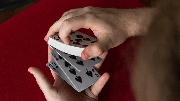 Butterfly v2 Red Svengali Playing Cards Cartamundi