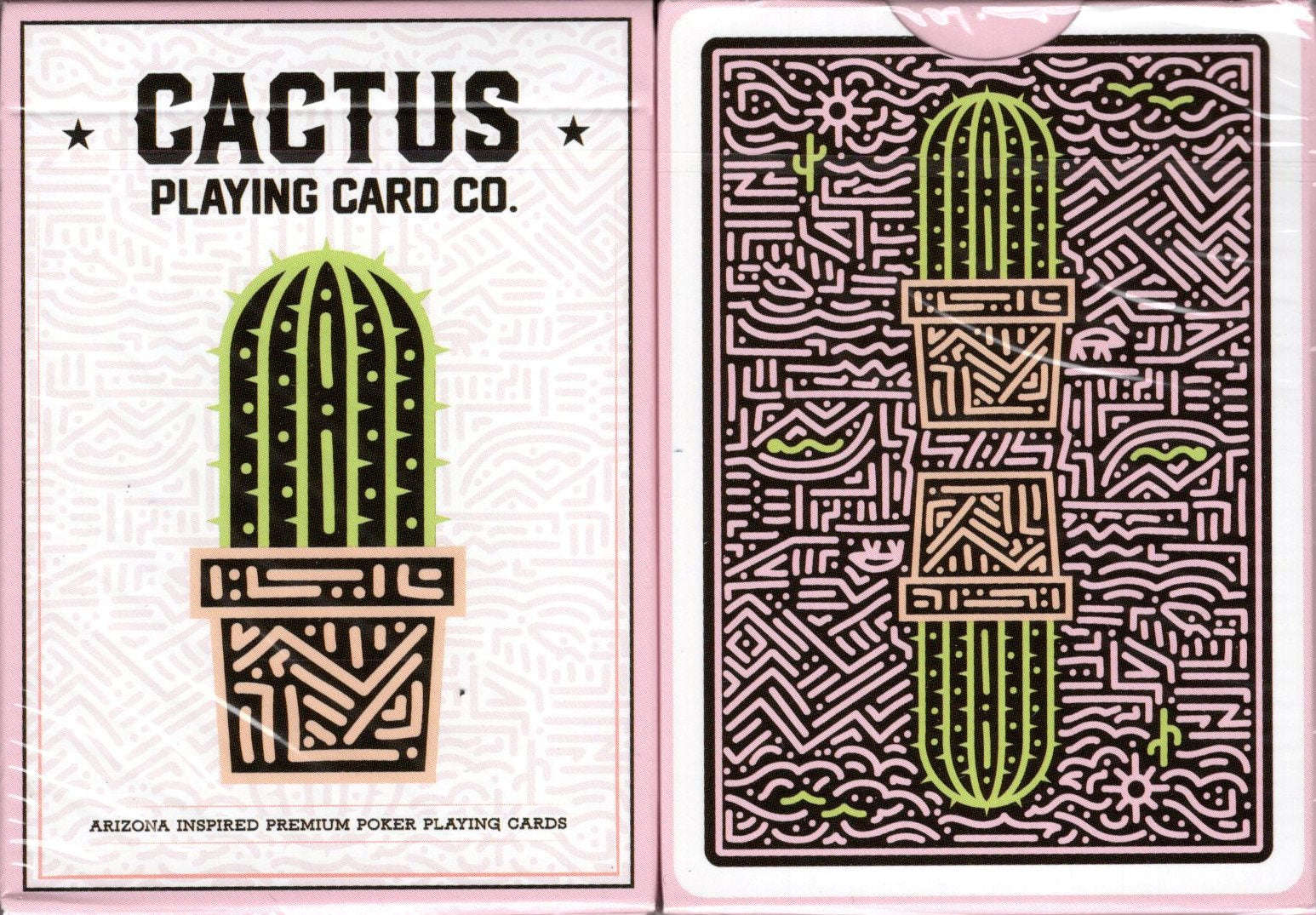 Cactus Pink Quartz Marked Playing Cards USPCC