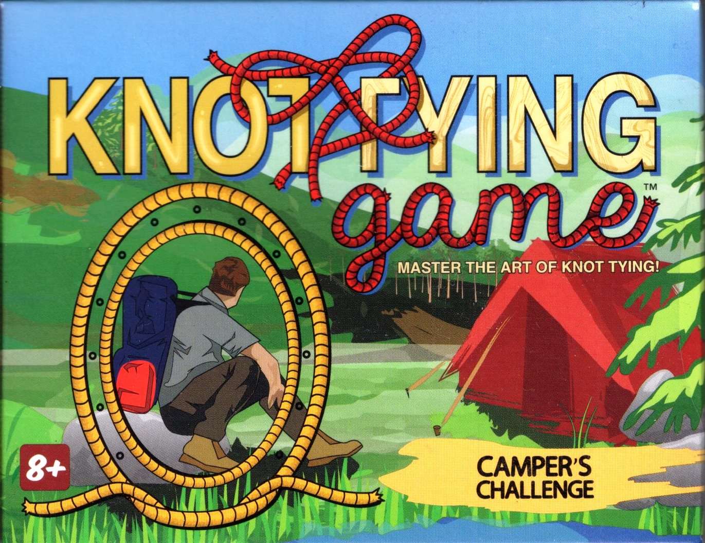 Camper's Knot Tying Game with Deck