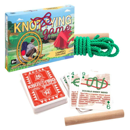 Camper's Knot Tying Game with Deck
