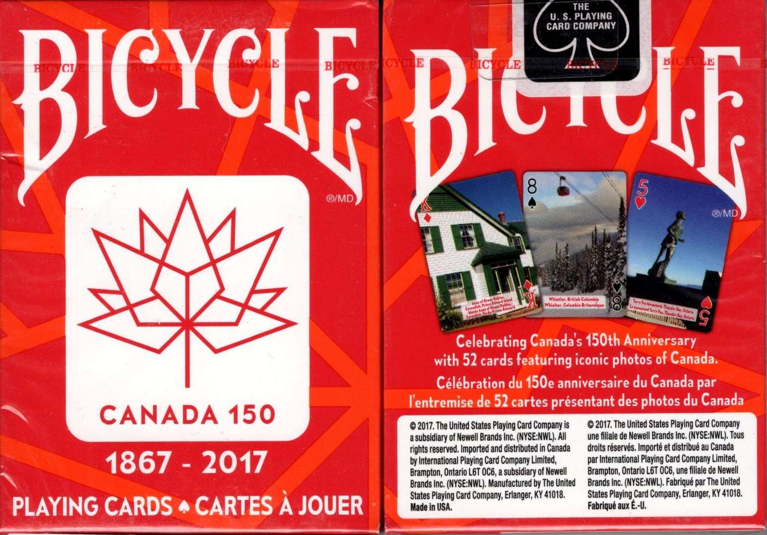 Canada 150 Bicycle Playing Cards