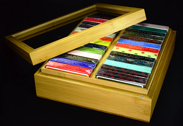 Carat B24 Bamboo Double Brick Box