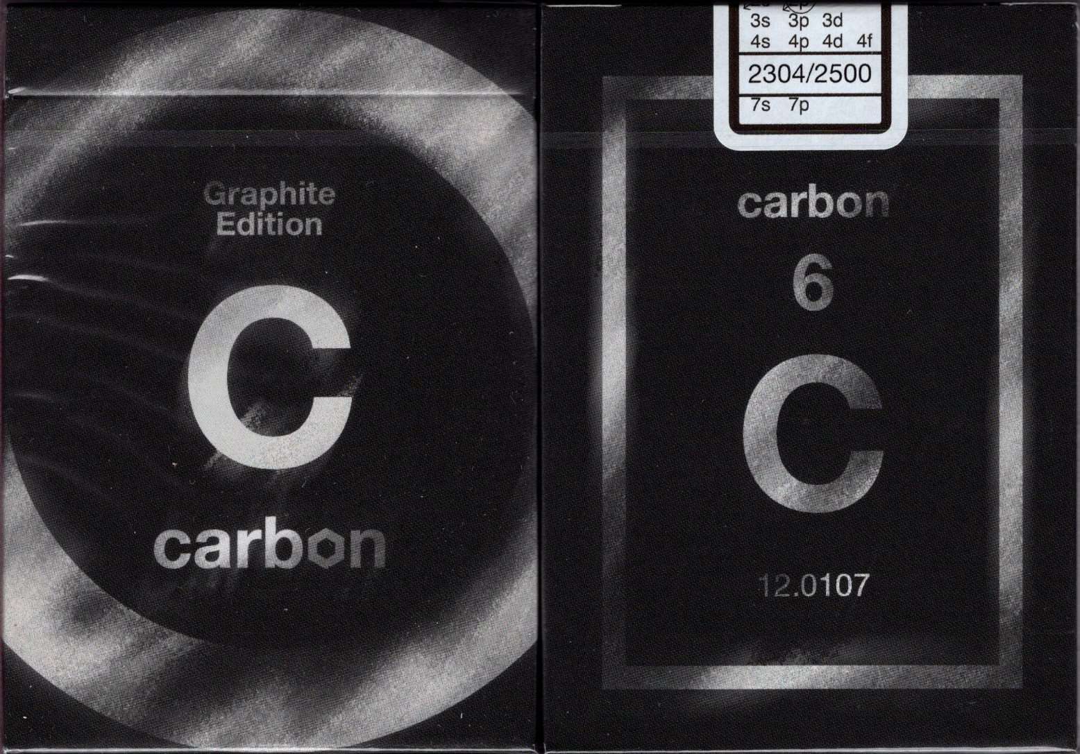 Carbon Graphite Playing Cards USPCC