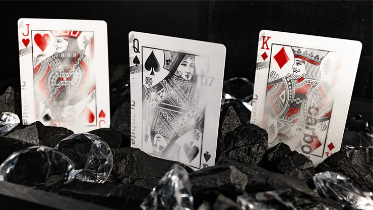 Carbon Graphite Playing Cards USPCC