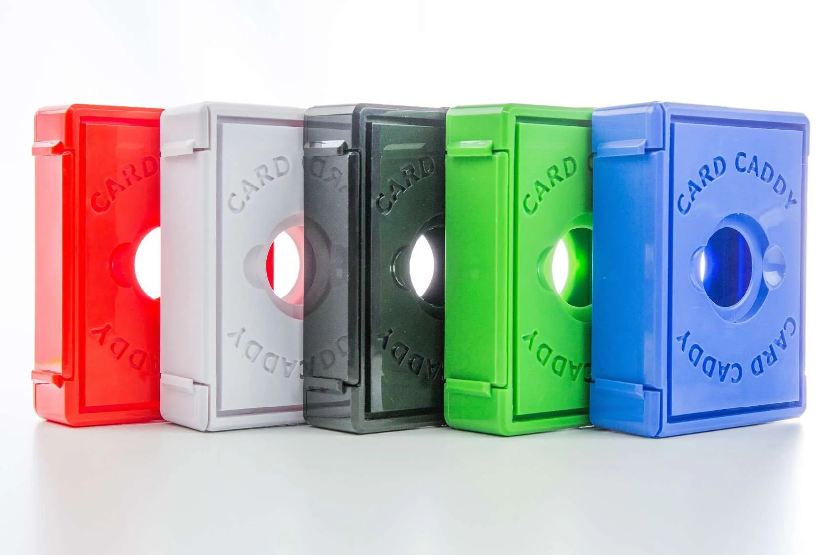Card Caddy Storage Box & Discard Tray - 6 Colors
