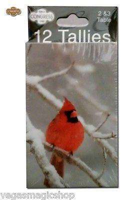 Cardinal Bridge Congress Tallies Scorecards