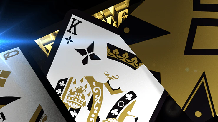 Cardistry 5th Anniversary Gold Foil Box Bicycle Playing Cards