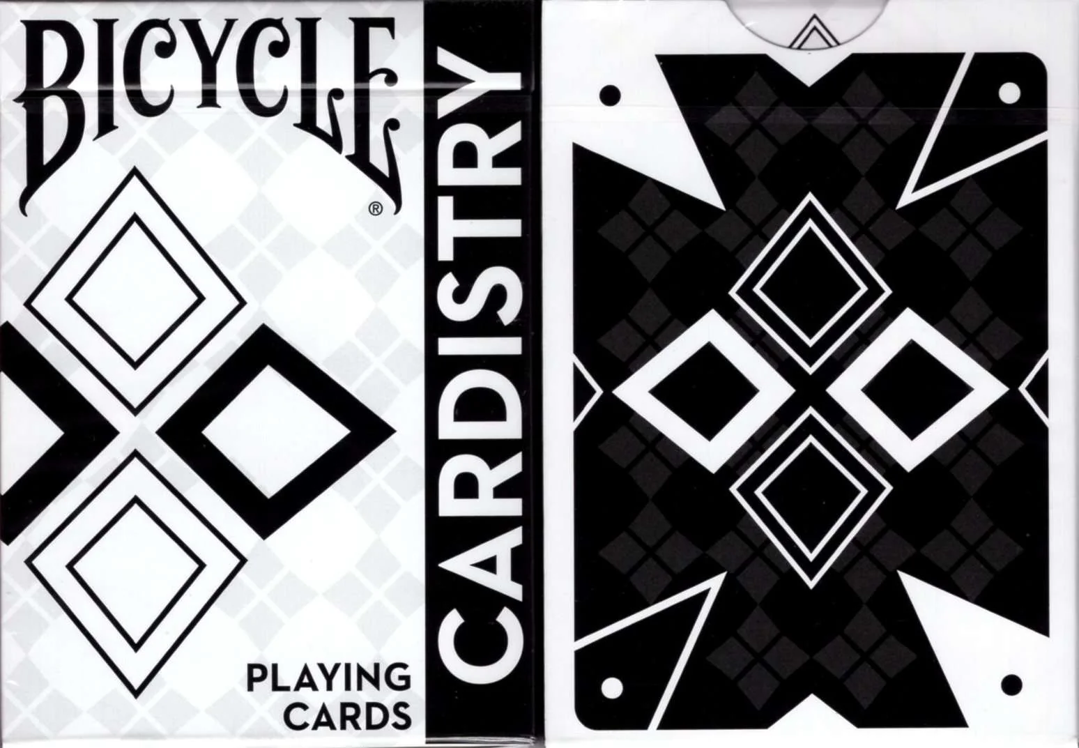 Cardistry Black & White Bicycle Playing Cards