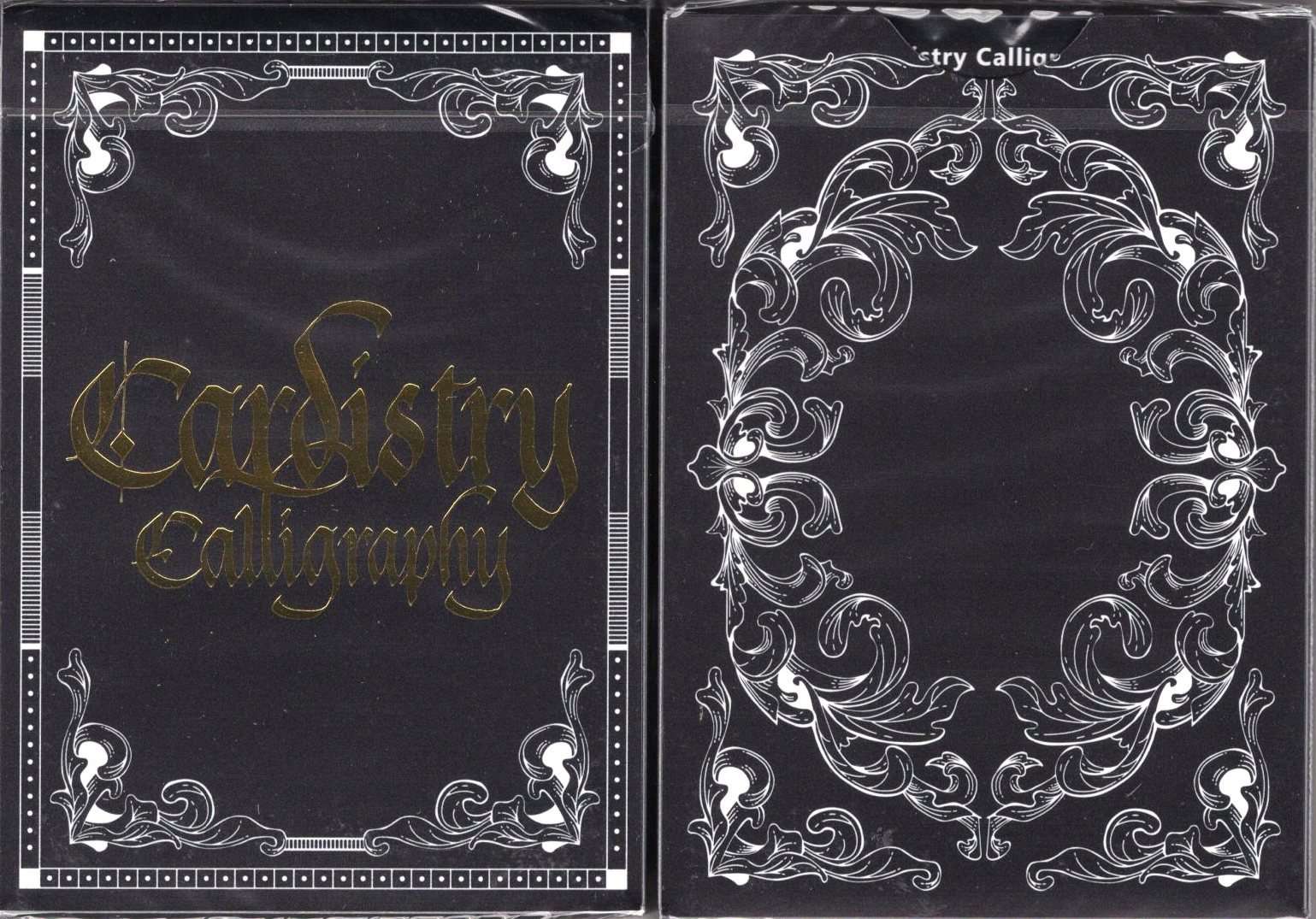 Cardistry Calligraphy Golden Foil Playing Cards TPCC