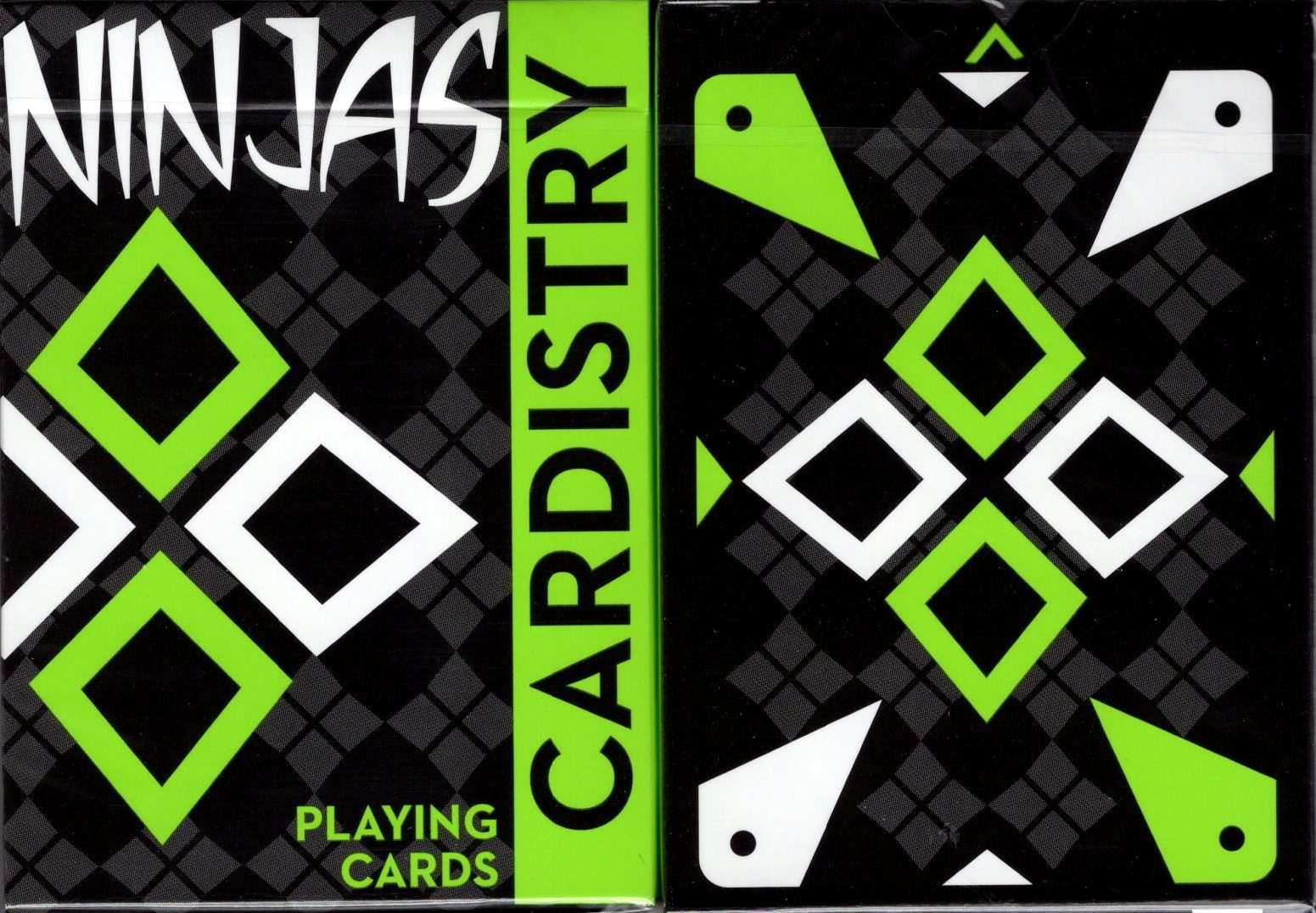 Cardistry Ninjas Kiwi Green Playing Cards USPCC