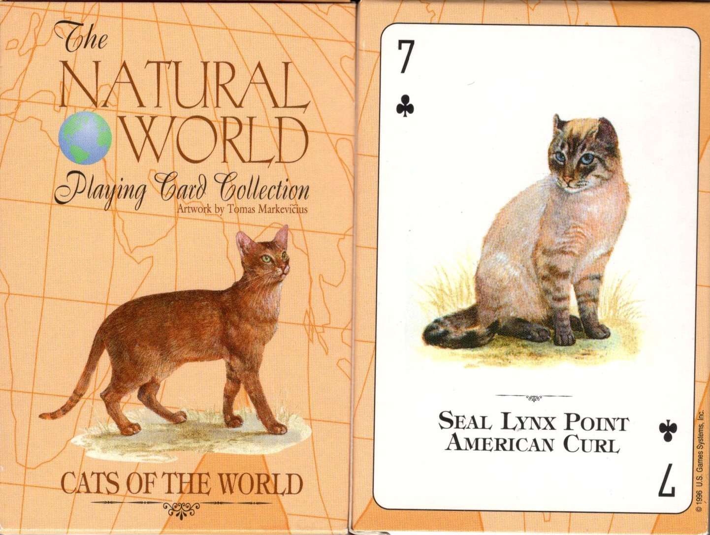 Cats of the Natural World Playing Cards USGS