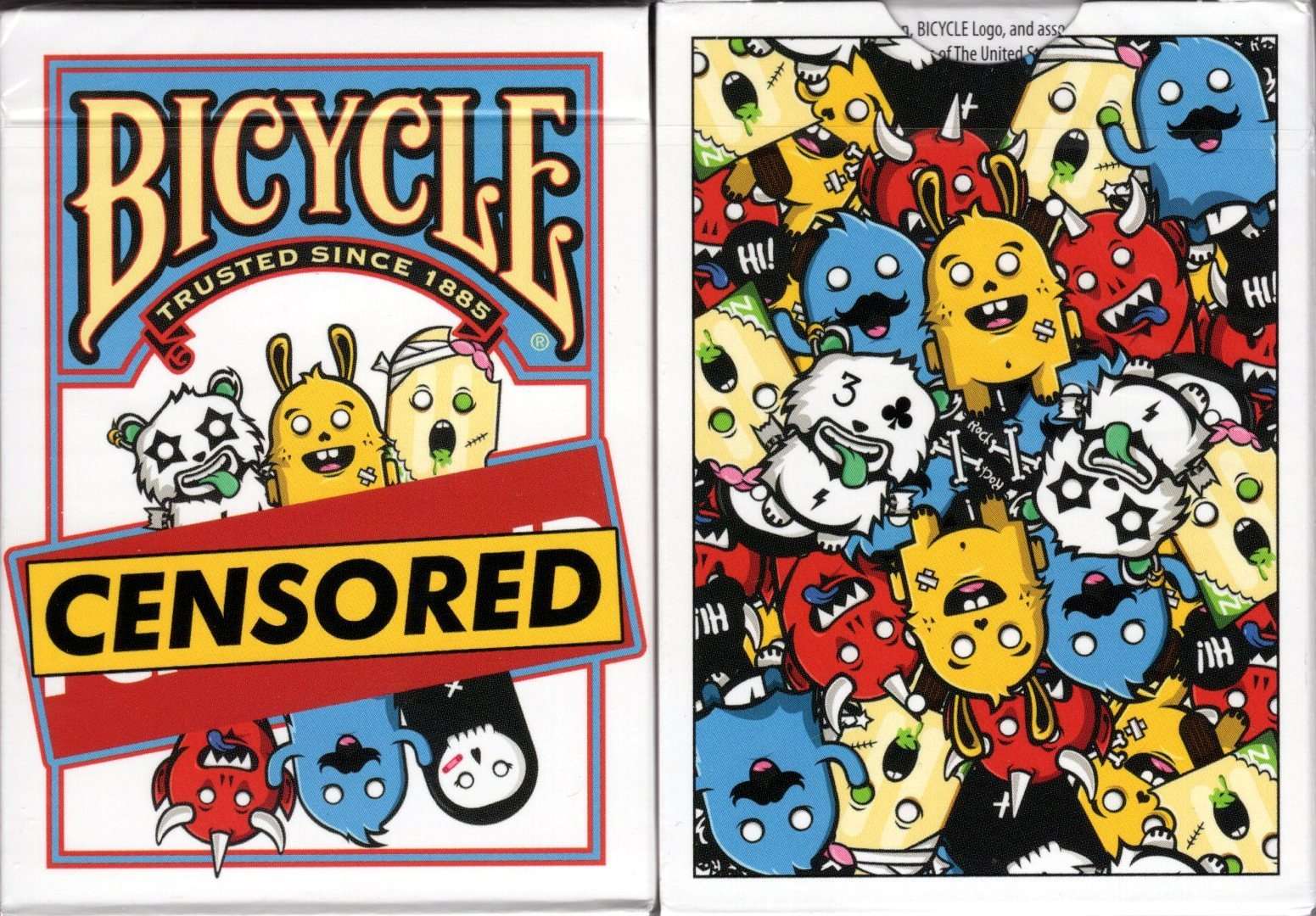 Censored Bicycle Playing Cards