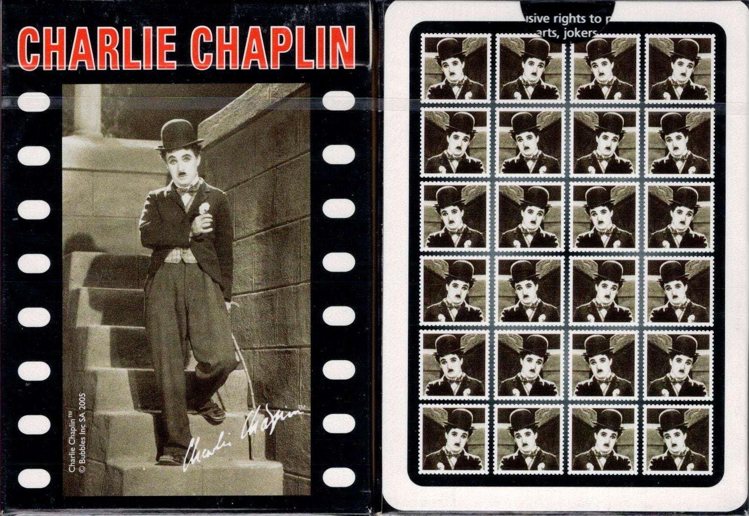 Charlie Chaplin Playing Cards Piatnik