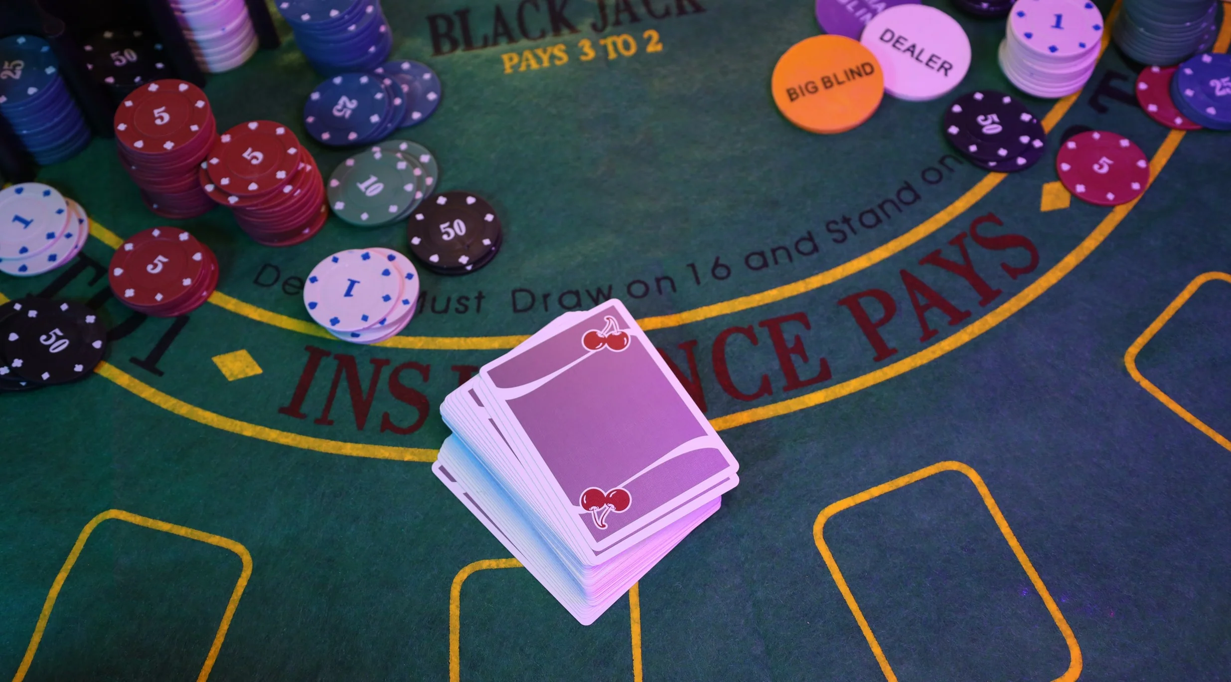 Cherry Casino Desert Inn Purple â Vintage Style with Casino-Quality Precision
