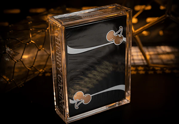 Cherry Casino Gilded Monte Carlo Black & Gold Playing Cards USPCC