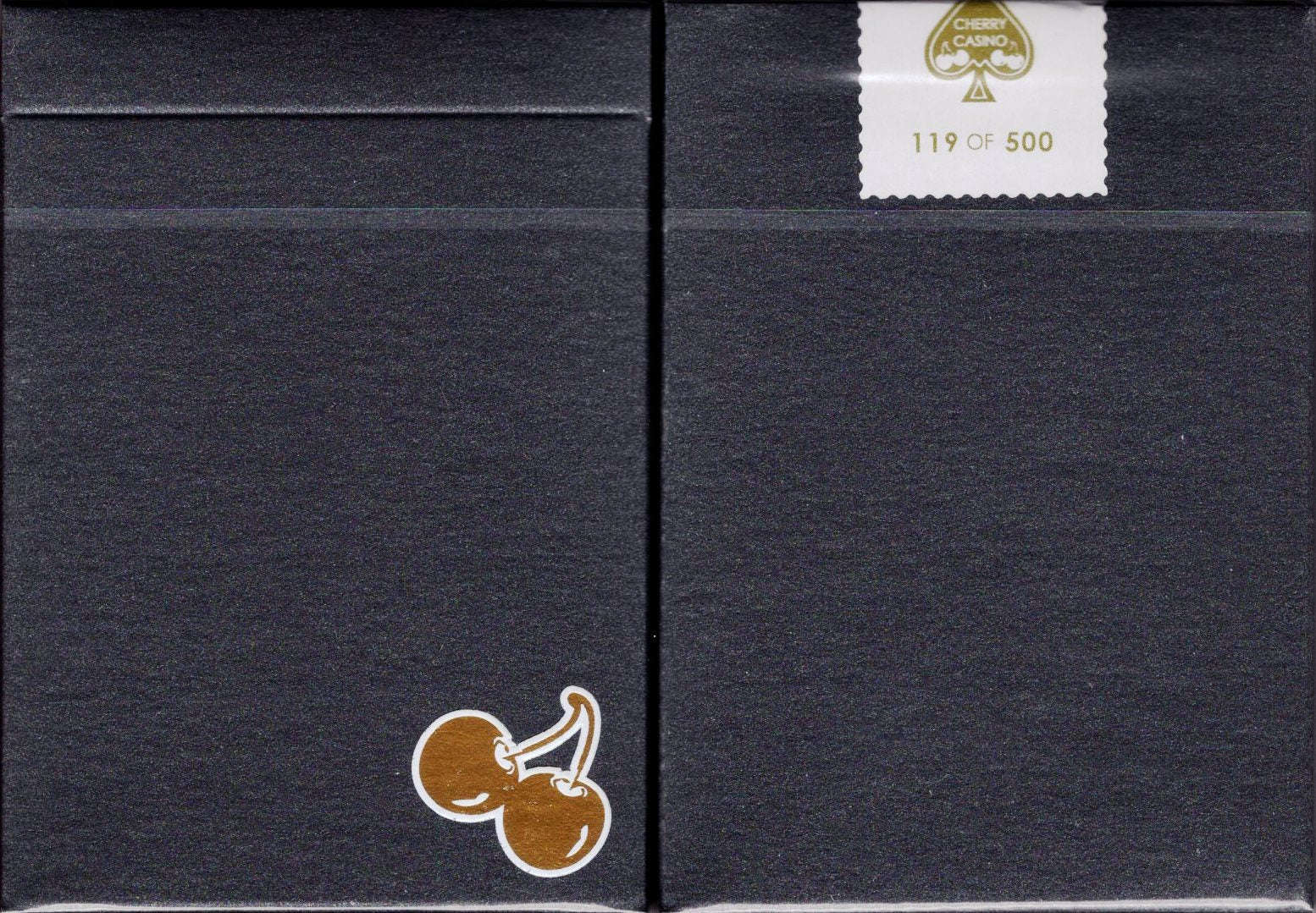 Cherry Casino House Deck Monte Carlo Black & Gold Playing Cards USPCC