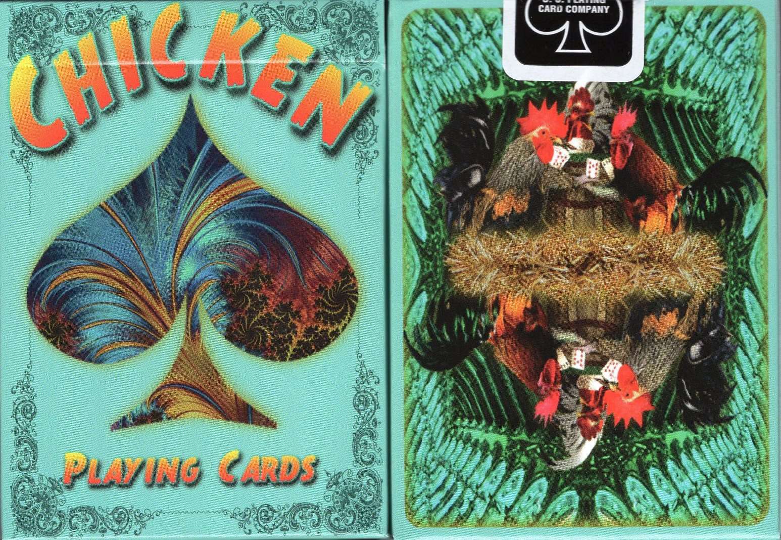 Chicken Playing Cards USPCC