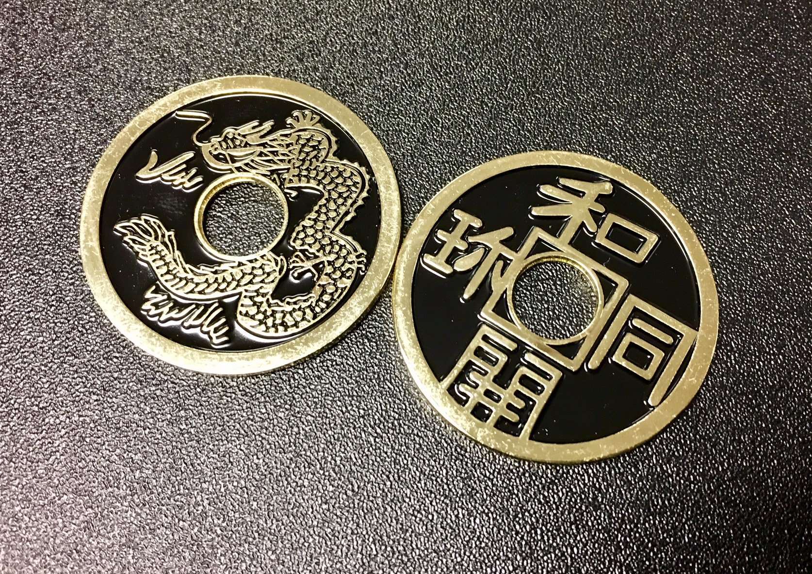 Chinese Coin Ike Dollar Size
