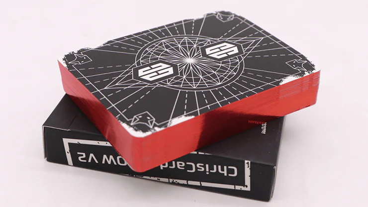 Chris Cards GLOW v2 Gilded Red Playing Cards