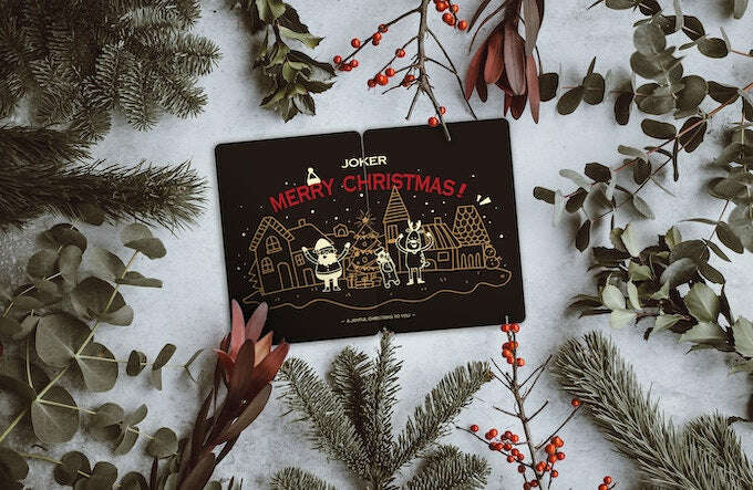 Christmas Bicycle Playing Cards