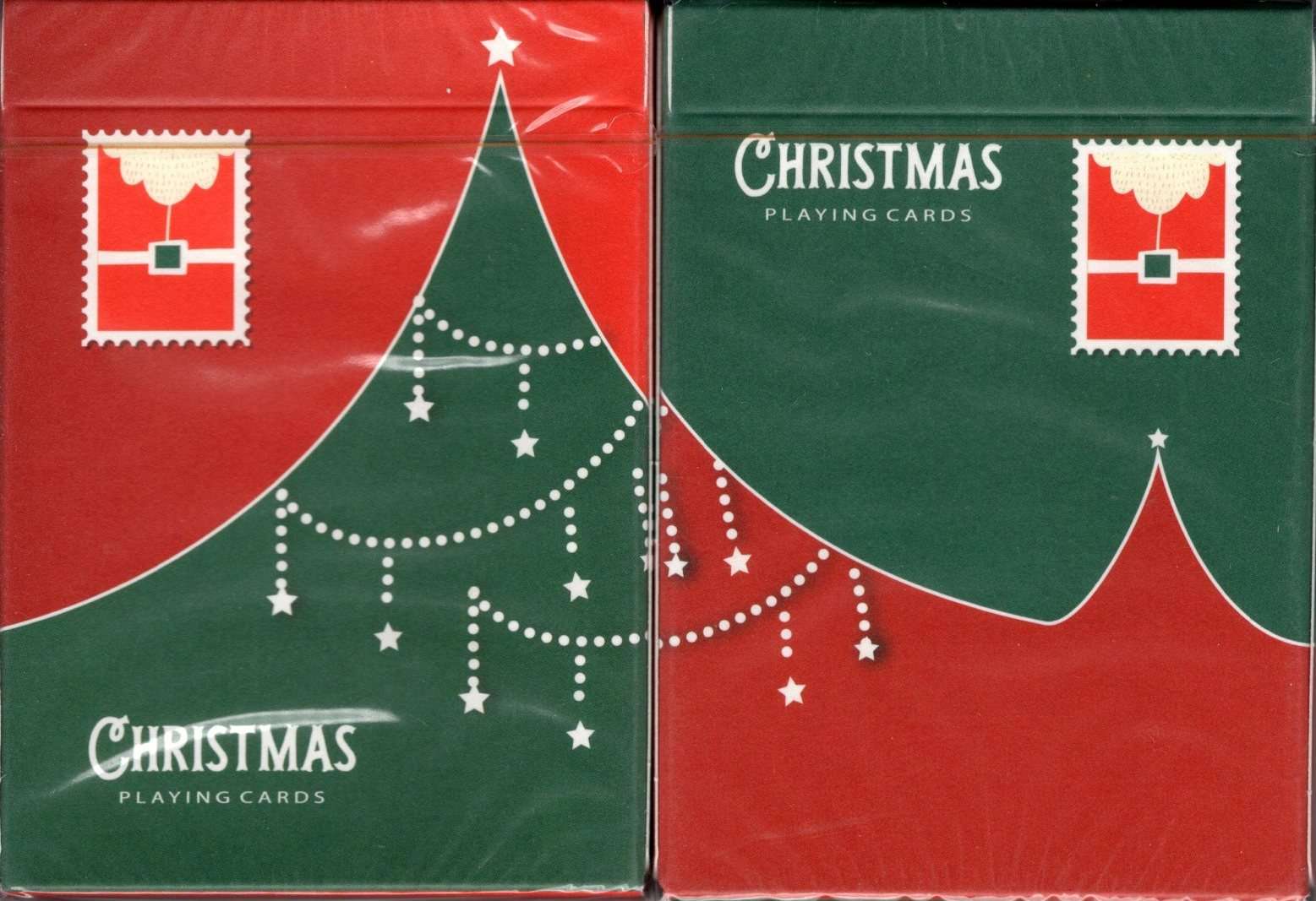 Christmas Playing Cards 2 Deck Set