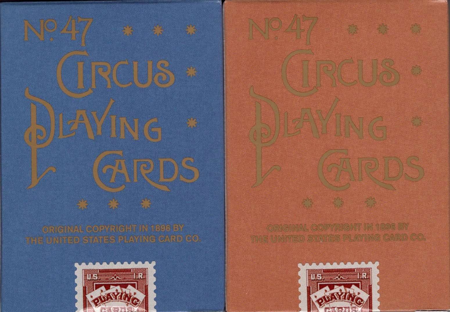 Circus Reproduction Playing Cards USPCC