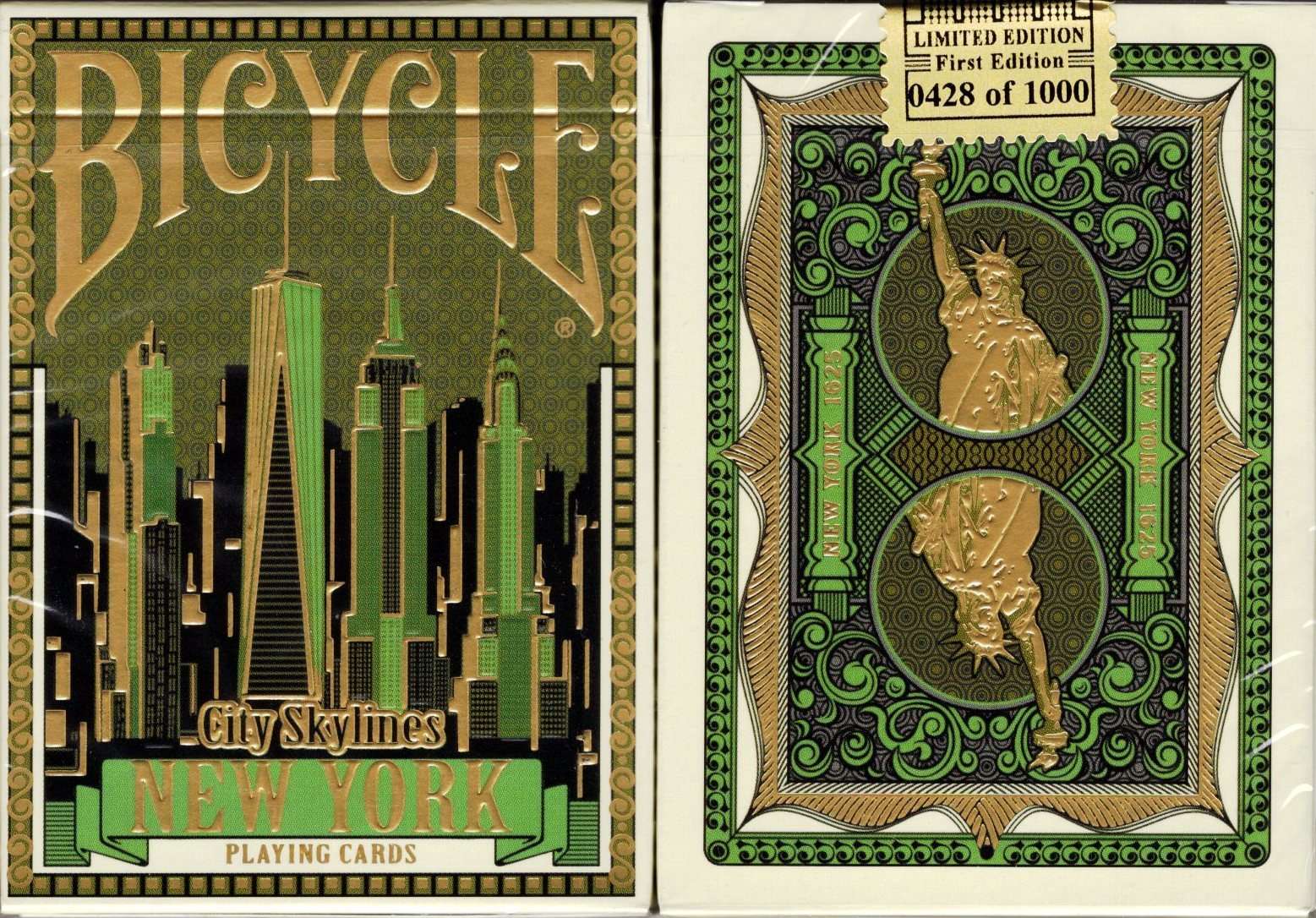 City Skylines New York Bicycle Playing Cards