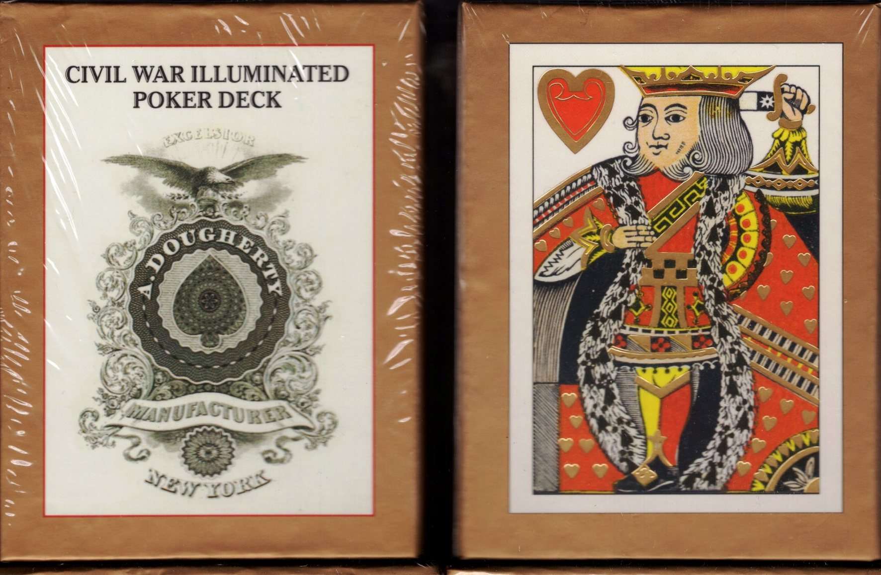 Civil War Illuminated Playing Cards USGS