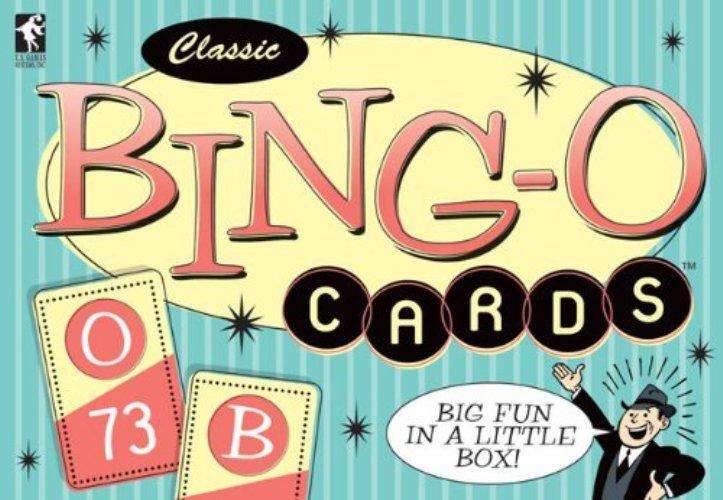 Classic Bing-O Card Game USGS