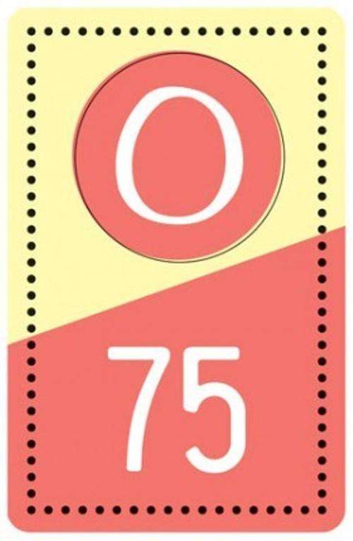 Classic Bing-O Card Game USGS